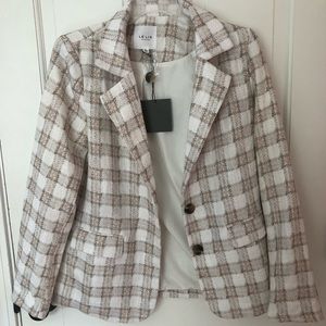 Oversized Plaid Blazer